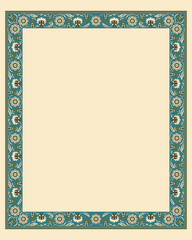 Arabesque border frame 01