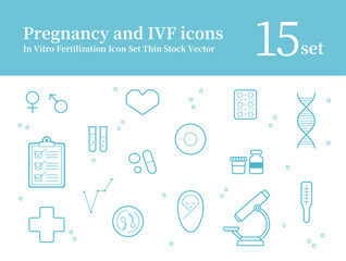 Pregnancy and IVF icons