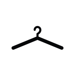 black hanger,flat icon, vector, template, design