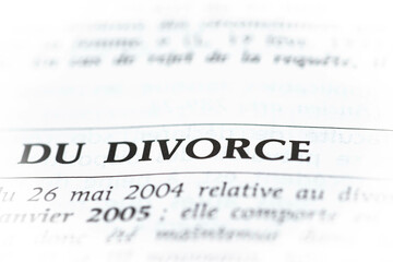 Fototapeta premium divorce