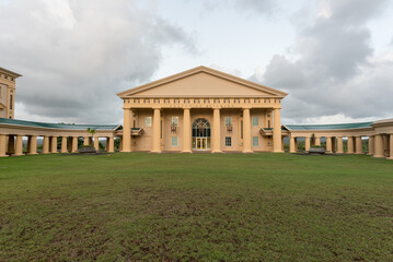 Palau National Congress. Morning Sunrise Time Shoot. Executive Building. The Senate of Palau. Micronesia