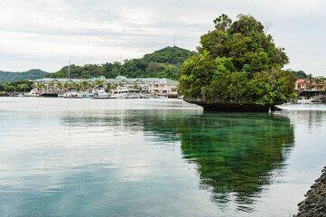 Fototapeta na wymiar Island in Koror, Palau. Micronesia