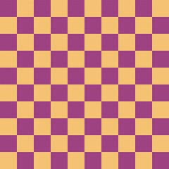 Vector checkered seamless pattern. Y2K style 90s digital paper. Surface design illustration. Colorful tile repeat backdrop. Simple flat design fabric textile design background