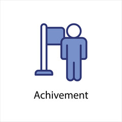 Achievement icon vector stock