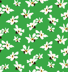 Seamless flower pattern, floral print.