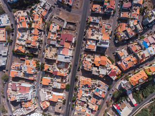 Aerial photos of Praia, the capital city of Santiago Island, Cabo Verde, reveal a bustling...