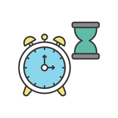 Time Management icon vector stock