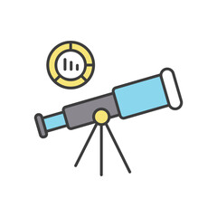 Business Forecast icon vector stock