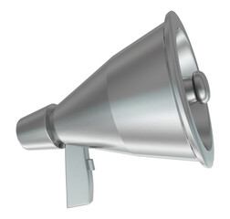 3d megaphone concept - 3d render