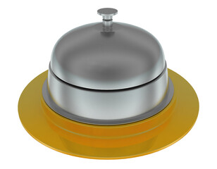 3d service bell concept - 3d render