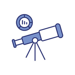 Business Forecast icon vector stock