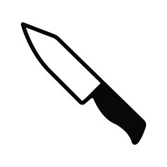 knife icon vector stock