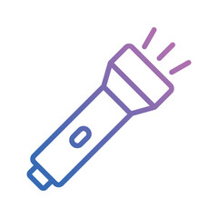 torch icon vector stock