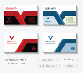 Modern Business Card Template Design for your Company