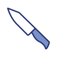 knife icon vector stock