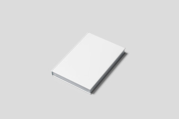 Blank hardcover Book Mockup