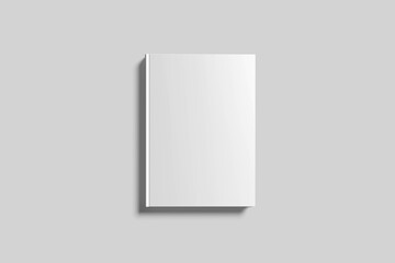 Blank hardcover Book Mockup