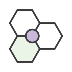 biology icon vector stock