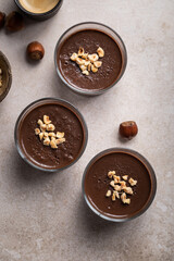 pots de crème au chocolat et noisette fait maison
