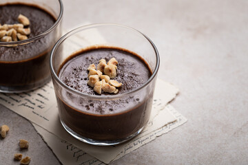 pots de crème au chocolat et noisette fait maison