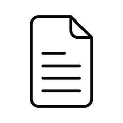 document icon vector stock