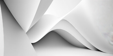 abstract white background, generative ai