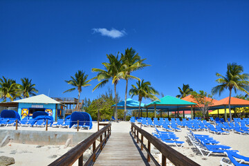 Beach at Eleuthera island, Bahamas.