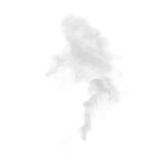Gordijnen smoke isolated on transparent background. © Sahan