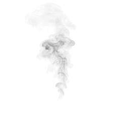 smoke isolated on transparent background.