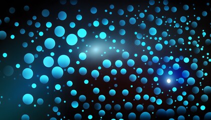 digital blue dots created using AI Generative Technology