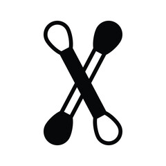 cotonbud icon vector stock
