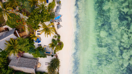 Get lost in the stunning nature of Kiwengwa Beach, Zanzibar, Tanzania with breathtaking panoramic...