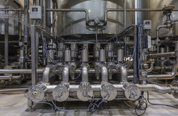 Special equipment of milk processing facility.