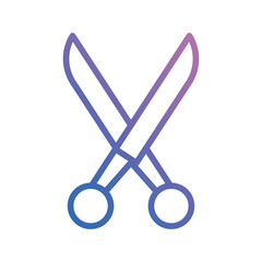 scissor icon vector stock