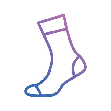 socks icon vector stock