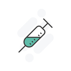 Injection icon vector stock