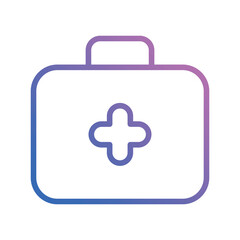 Obraz premium First Aid Kit icon vector stock