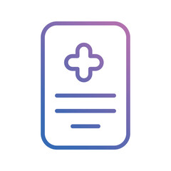 Medical Report icon vector stock