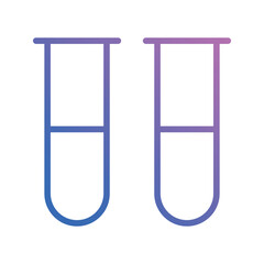 Test Tube icon vector stock