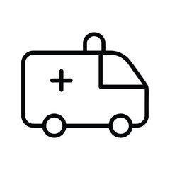 Ambulance icon vector stock