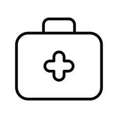 First Aid Kit icon vector stock