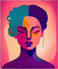 Abstract Head - Woman
