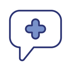 Obraz premium Chat icon vector stock