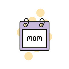 calendar icon vector stock