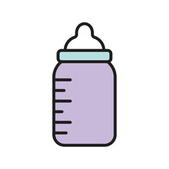 feeding bottle icon vector stock