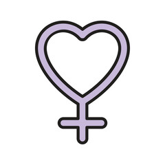 female icon vector stock