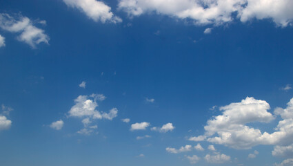 blue sky High angle air