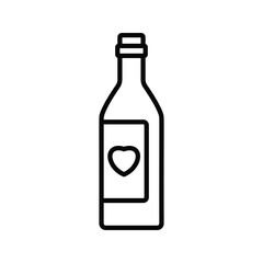 celebrate bottle icon vector stock