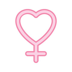female icon vector stock