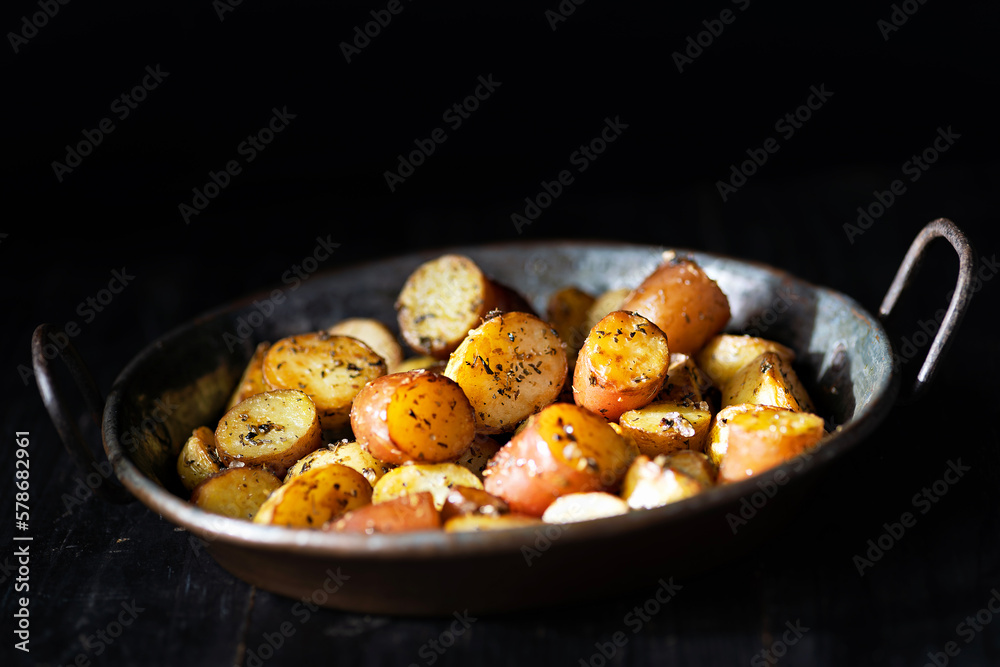 Sticker herb roasted baby potatoes